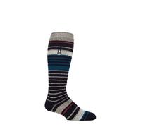 Thermal Ski Socks Men's 6-11 HEAT HOLDERS 2.3 TOG Striped 3 Colours- 1 Pair Pack