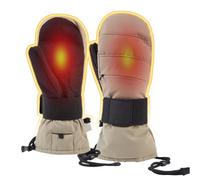 Thermal Snow Gloves - Fleece Lined Mittens with Wrist Protection, Perfect for Men’s Motorcycle Rides, Ski Adventures, Outdoor Cycling, Winter Sports, and Extreme Cold Weather Conditions