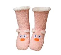 Thermal Socks Bed Womens 4-7 Winter Women Size Multipack Christmas Girls Soft Top for Sock Presents Secret Santa Gifts Stocking Fillers Teenage Fuzzy Wool Cosy Slippers Autumn Pink