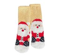 Thermal Socks Bed Women's Women Cozy Warm Cosy for Ladies Sock Xmas Gifts Her Mum Sister Fluffy Womens Christmas Fuzzy Slipper Yellow-a