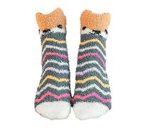 Thermal Socks Christmas - Cute Plush Pile Socks Women Christmas Stocking Fillers Women Thick Socks Thermal Dog Cat Socks Advent Calendar 2024 Ladies Gifts For Mum Daughter