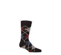 Heat Holders Mens Jacquard Thermal Socks for Winter - 6-11 UK - Jacquard Argyle
