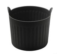 Thermal Stable Silicone Ramekins for Air Fryer Oven and Microwave with Safety Certification for Food Contact (Black)