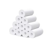 Thermal Sticker Paper Roll, Kids Instant Camera Thermal Paper Rolls 57x25mm White Pack of 10 Or 20 Rolls(10 Rolls)
