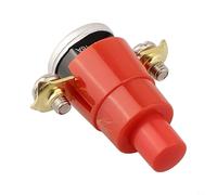 Thermal Switch 56°C Temperature Control 250V 16A Self-Resetting Electrical Component with 8 x 8 mm Connection Plates for Cable Reel Drum Replacement, Silver Base an