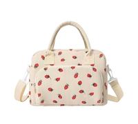 Thermal Tote - Convertible Lunch Bag w/Removable Strap, Leakproof Insulation for Office & Vineyard Picnics