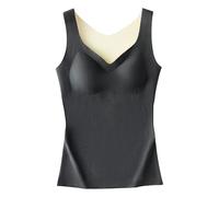 Thermal Underwear Tops V Neck Sleeveless Warm Lined
