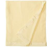 Thermal Waffle Weave Baby Blanket with Satin Nylon Trim (Yellow) by Thermal Baby Blanket