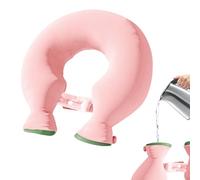 THERMAL WATER BOTTLE - 64 OZ with Plush Cover, Heavy Duty Hot Compression Bag, Leak-Proof Rubber Heat Bag, Retains Heat for Hours, Providing Pro Relief