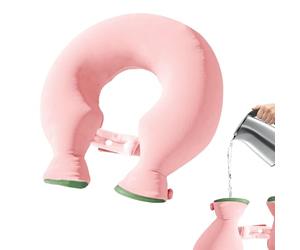 THERMAL WATER BOTTLE - 64 OZ with Plush Cover, Heavy Duty Hot Compression Bag, Leak-Proof Rubber Heat Bag, Retains Heat for Hours, Providing Pro Relief