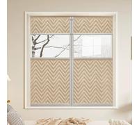 Thermal Window Cover for Winter, Flannel Magnetic Window Insulation Kit, with PVC Transparent Film, Windproof Noise Reduction(Yellow,180x120cm/71x47in)