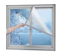 Thermal Window Film,Window Insulation Kit for Winter,Thermal Insulated Cover Curtain,Insulation Kit Transparent Film,Weatherproofing,Easy to Install,for Winter,Indoor,Home