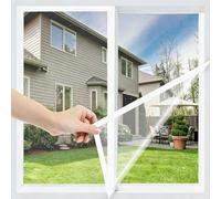 Thermal Window Film, Window Insulation Kit, Frost Heating Glass, Keep Out Drafts and Help in Condensation, for Winter Keep Cold Out, for air Conditioner Heater Room(120x165cm)