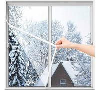 Thermal Window Film, Window Insulation Kit, Keep Cold Out Self Adhesive, Keep Out Drafts and Help in Condensation, for Winter Keep Cold Out, Frost Heating Glass(90x160cm)