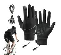Thermal Winter Gloves, Waterproof Heated Gloves for Men, USB Drive Insulated Warmer, Soft Inner Lining with Adjustable Heat Mirror, Ideal Protection for Ski Snowboard