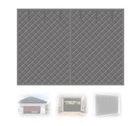 Thermal Winters Garage Door Screen, Magnetic Garage Door Curtain, Garagedoor Insulation Blanket, 305x244 244x213 488x305cm Blackout Privacy Cover, Windproof, Weatherproof(Gray,W16xH9ft/488x274cm)