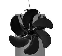 Thermally Powered Fireplace Circulator - Heat Powered Stove Fan, Silent Energy-Saving Fan for Pellet and Log Stoves, Eco-Friendly Home Heating Tool | Practical Winter Accessory for Cabins Kitchens