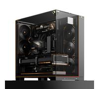 Thermalright A70 Vision ATX Gaming case |Three Sides Without Stands,Panoramic Glass Panel |8 Fan Slots |Tower-Style Computer case |Equipped with Type-C Interface |Comes with a 9.16-inch LCD Display |