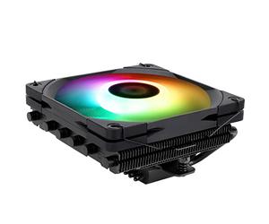 Thermalright AXP120-X67 Black ARGB Low Profile CPU Air Cooler, 6 Heat Pipes CPU Cooler, 67mm Height, for AM4/AM5/Intel LGA 1700/1851/115X/2011