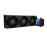 Thermalright Elite Vision 360 ARGB BLACK AIO CPU Liquid Cooler, IPS LCD Screen with 320 x 320 Resolution, for AM4/AM5/Intel LGA1700/1851, 2.73 Inch Magnetic Absorbing LCD Screen for Pictures