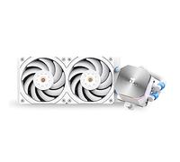 Thermalright Frozen Edge 240 White CPU Liquid Cooler,Efficient PWM Controlled Pump 2800RPM,12CM PWM Fan,Water Cooling Computer Parts,for AMD AM4/AM5,Intel 1150/1151/1200/1851/1700,Computer AIO Cooler