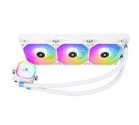 Thermalright Frozen Prism 360 White ARGB AIO Water Cooler,Liquid CPU Cooler, 3×120mm PWM Fans Water Cooling System,1850RPM High Speed,Compatible with AM4/AM5,Intel lga1150/1151/1200/2011/1700/1851