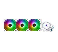 Thermalright Frozen Prism360 White ARGB CPU Liquid Cooler,Efficient PWM Controlled Pump 3300RPM,3×TL-E12 Series PWM Fan,Water Cooling Computer Parts,for AM4/AM5,Intel 1150/1156/1200/1700/1851/2011