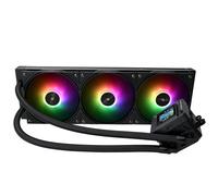 Thermalright FW 360 SE ARGB Black-AIO CPU Liquid Cooler,IPS LCD Screen with 320x240 Resolution,for AM4/AM5,Intel LGA1700/1851,2-inch Magnet-Absorbent LCD Screen for Images-Black,PC CPU Water Cooler