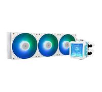 Thermalright Frozen Warframe PRO 360 White ARGB AIO CPU Liquid Cooler for Desktop - 2000RPM PWM Fans, with 2.73" LCD Display Screen, for AM4/AM5 & Intel LGA1150/1151/1200/2011/1700/1851