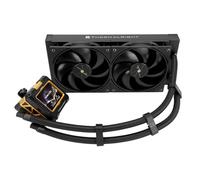 THERMALRIGHT FW 240 Black CPU Water Cooling with 2 PWM Fans, IPS 320 x 240 Resolution LCD Screen, 240 AIO Cooling, Liquid CPU Cooler for AMD/Intel PC AIO Cooler: AM4/AM5/LGA1700