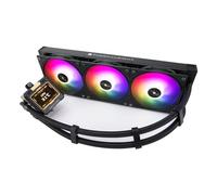 Thermalright FW 360 Black ARGB CPU Water Cooler,3 PWM Fans Water Cooling System,IPS LCD Screen with 320x240 Resolution,for AM4/AM5,Intel LGA1700/1851,Computer 360 CPU Liquid Cooler