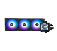 Thermalright FW 360 Black ARGB CPU Water Cooling with 3 PWM Fans, IPS 320*240 Resolution LCD Screen, Liquid CPU Cooler for AMD/Intel PC AIO Cooler: AM4/AM5/LGA1700/1851