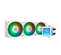 Thermalright FW PRO 360 ARGB White-360mm AIO CPU Liquid Cooler,IPS LCD Screen with 320 * 320 Resolution,for AM4/AM5/Intel LGA1700/1851,’2.73 inch’Magnet-Absorbent LCD Screen for Images