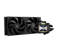 Thermalright FW240 Black CPU AIO Cooler,PC 240 Specification Water Cooler System,IPS LCD Screen with 320*240 Resolution,for AM5&Intel LGA1700/1851,High Performance Pump,Comes with 2.4-inch LCD Display