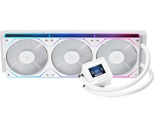 Thermalright FW360 SE ARGB V2 360mm CPU AIO Liquid Cooler for Desktop - TL-M12QW 2000RPM Daisy-Chain Fans, 2" LCD Display Screen, for AM4/AM5 & Intel 1700/1851(White)