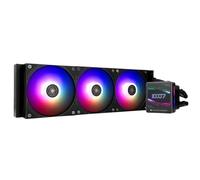 Thermalright Grand Vision 360 ARGB Black AIO CPU Liquid Cooler,IPS LCD Screen with 480x480 Resolution,for AM5/Intel LGA1851/1700,‘3.4 inch’Magnet-Absorbent LCD Screen for Images -Black