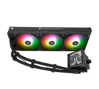 Thermalright Grand Vision 360 ARGB Black CPU Water Cooler with 3 PWM Fans with 2150RPM,IPS LCD Screen with 480x480 Resolution,Liquid CPU Cooler for AM5;Intel LGA1700/1851,3.4-inch LCD Display