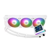 Thermalright Grand Vision 360 ARGB White CPU AIO Cooler,PC 360 Specification Water Cooler System,IPS LCD Screen with 480x480 Resolution and 3.4inch,for AM4/AM5&Intel LGA1700/1851,High Performance Pump