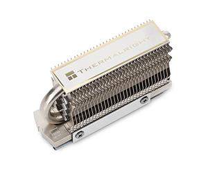 Thermalright HR-09 2280 SSD Heatsink, with Thermal Silicone Pad for M.2 SSD Hard Disk, Computer and PC, Contains a Heat Pipe, Double-Sided Heat Sink, Reflow Soldering Process