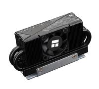 Thermalright HR10 2280 PRO Black SSD Heatsink Cooling,Double-Sided Heat Sink, with Small and High Speed PWM Fan,Thermal Silicone Pad for 2280 SSD PC and Computer,Desktop High Performance SSD Cooler