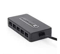 Thermalright Integrated Fan Hub, 10-Port 4 Pin PC Fan Controller, 12V Fan Hub, Support up to 10 Fans, SATA Power Cord Direct Input