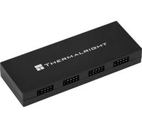 Thermalright Interal USB 2.0 Hub X5, SATA Powered, Magnetic Mount, 9-Pin USB Expansion for PC Motherboard (Black)