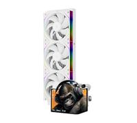 Thermalright Levita Vision 360 ARGB White Aio CPU Liquid Cooler,for AM5/Intel LGA1851/1700,6.67-in 3D Curved Screen with 2400x1080 Resolutions,Magnetic Screen,3D/2D Video Support