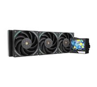 Thermalright Mjolnir Vision 360 ARGB Black CPU AIO Cooler, IPS LCD Screen with 320 x 240 Resolution, for AM5 & LGA 1700/1851, Powerful 360 Specs Water Cooling with 3.5 Inch Removable Display