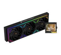 Thermalright Mjolnir Vision 360 UB ARGB Black CPU Water Cooler,3 PWM Fans Water Cooling System with 2150PRM,for AM4/AM5&Intel LGA1851/1700, Magnetic Detachable LCD Screen with 640 * 480 Resolution