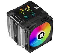 Thermalright Peerless Assassin 120 Digital ARGB Black CPU Air Cooler, Digital Screen Top Cover,6 Heatpipes Computer CPU Cooler, for AM4/AM5,Intel LGA1700/1851/1150/1151/1200, PC Cooler-Black ARGB