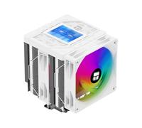 Thermalright Peerless Assassin 120 Vision ARGB White CPU Cooler, PC Cooling 6 Heat Pipes, 2.8’’ Magnetic Display Screen with 320x240 Resolution,for AM4/AM5 and Intel LGA1700/1851
