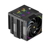 Thermalright Phantom Spirit 120 Digital EVO CPU Cooler,Dual PWM Fans, 7 Heat Pipes CPU Cooling,Digital Screen Top Cover,for lga1700/1851/1150/1151/1200/2011, AM4/AM5,PC Heatsink Cooler,Black