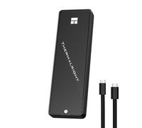 Thermalright Portable M.2 Enclosure Black-USB 3.2 Gen 2 (10Gbps), up to 8TB, high-Speed Transfer.Supports NVMe Protocol SSDs. Black Aluminum housing