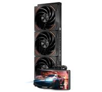 Thermalright Rainbow Vision 360 TURBO ARGB Black CPU Liquid Cooler,for AM5/Intel LGA1851/1700,6.67-inch Curved Screen-Magnetic Suction,with 2400x1080 Resolution,360mm Aio Cooler